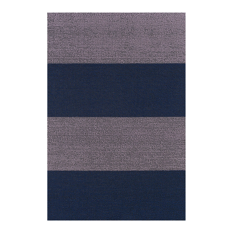 Chilewich | Duo Stripe Shag Mats - Berry - 24" x 36"