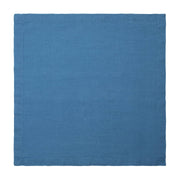 Caravan Home Lake Everyday Napkins, 21 x 21, set of 4, showcasing the soft, textured blue fabric with mitered corners, perfect for elevating dining experiences.