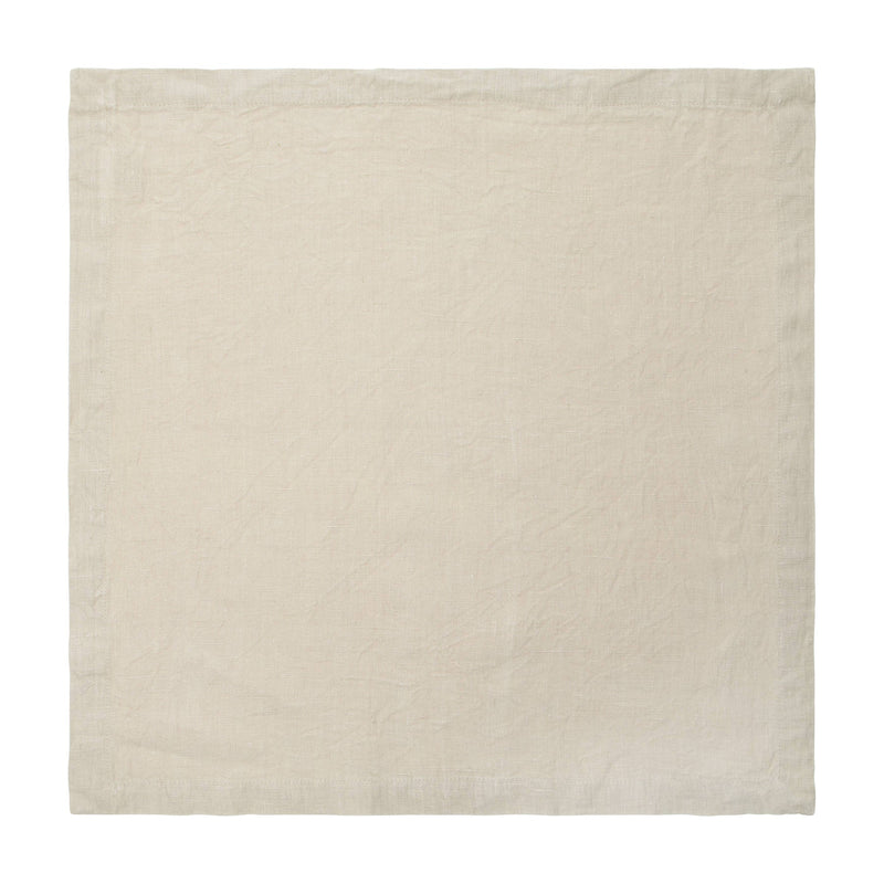 Caravan Home 21 x 21 Stone Everyday Napkins, set of 4, showcasing refined craftsmanship with mitered corners and rich texture, perfect for elevating dining experiences.