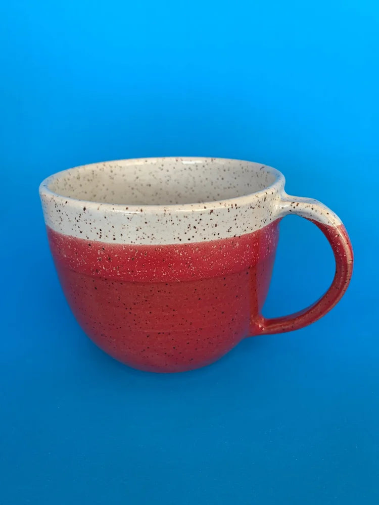RachaelPots | Jumbo Mug, Nude/Light Blue