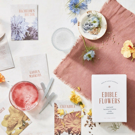 The Floral Society | Edible Flower Seed Kit.