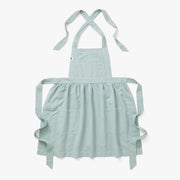 Hedley & Bennett Pinafore Apron, Eggshell Blue — front view