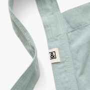 Hedley & Bennett Pinafore Apron, Eggshell Blue — construction detail