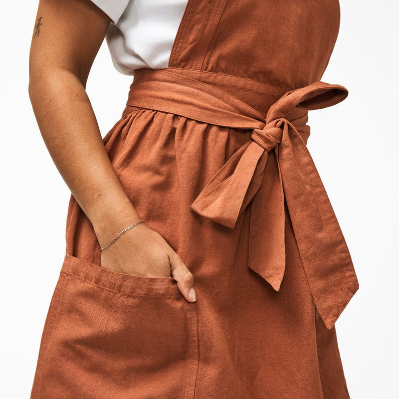 Hedley & Bennett | Pinafore Apron, Eggshell