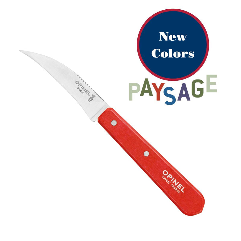Opinel | Essential Birdsbeak Vegetable Knife, Tangerine