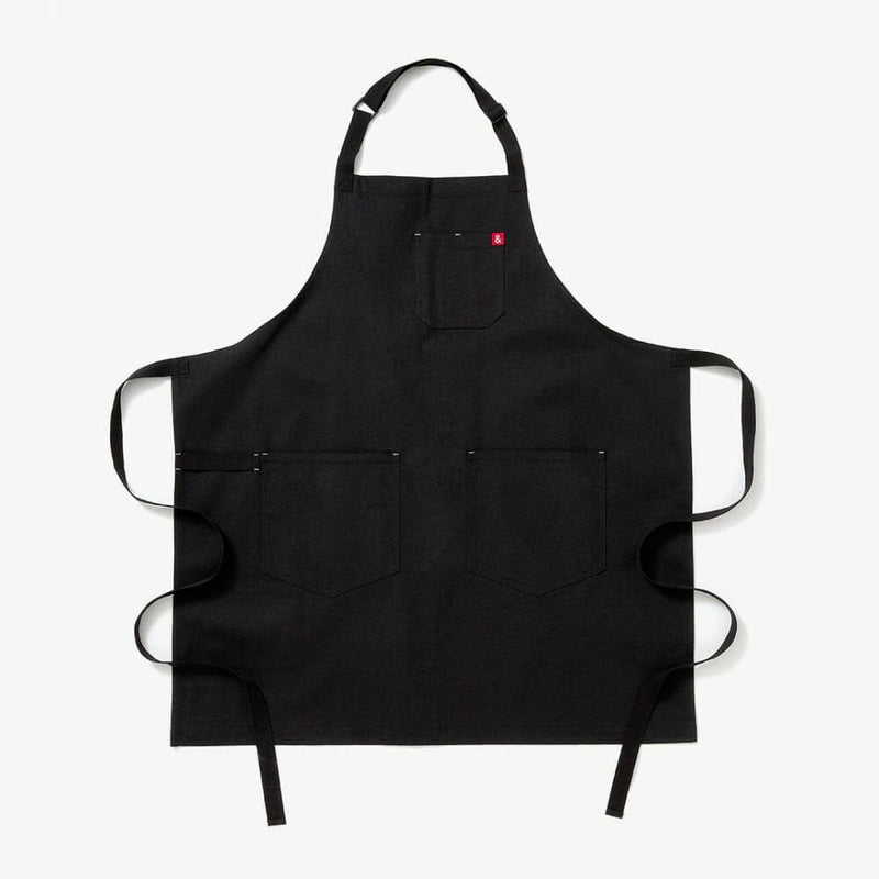 Hedley & Bennett | Essential Aprons - Tahoe Pine: Durable cotton canvas apron with adjustable neck strap, long ties, and pockets for versatile kitchen tasks. Ideal for Athens Cooks' customers.