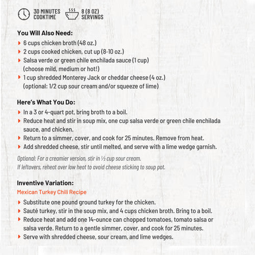 Anderson House | Frontier Soups, Arizona Sunset Enchilada Soup