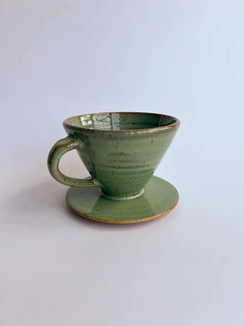 RachaelPots | Coffee Pour Over Cone W/Handle, Pink