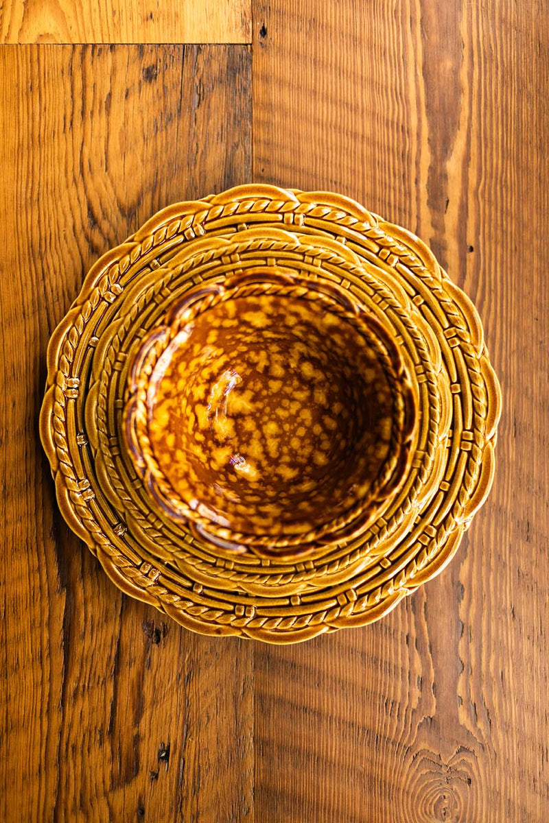 Provvista Designs | Basket Jubilee Cereal Bowl, Molasses Tortoise