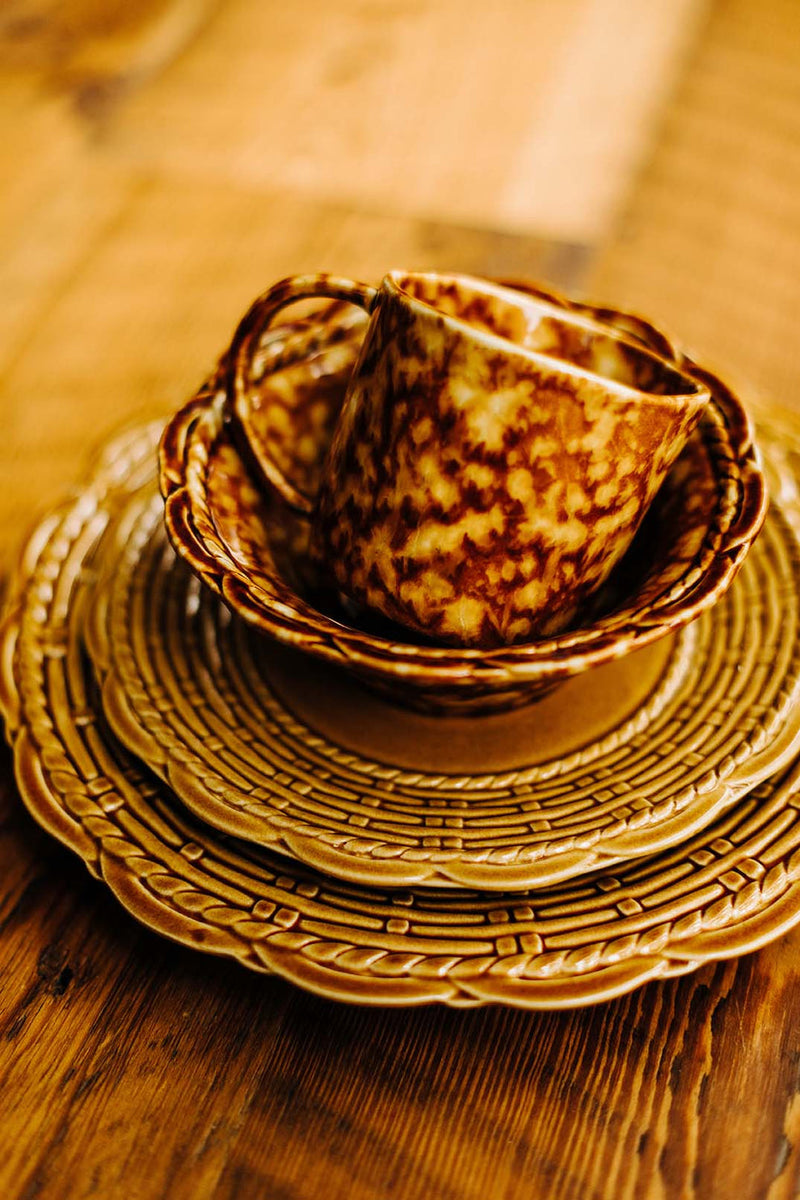 Provvista Designs | Basket Jubilee Salad Plate, Honey