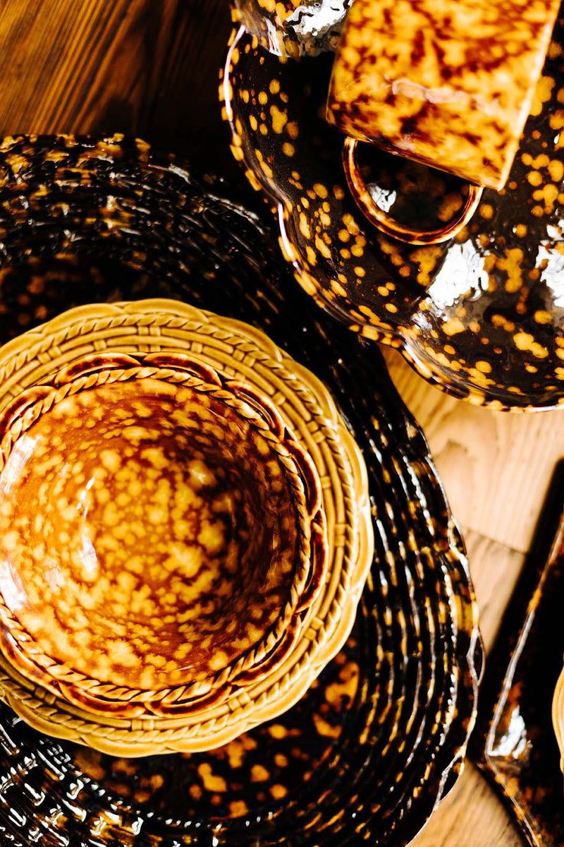 Provvista Designs | Basket Jubilee Cereal Bowl, Molasses Tortoise