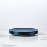 Fable New York | Bamboo Plates & Dinnerware - Salad Plate (Set of 4) - Dragon Thief stacked on a marble surface, showcasing eco-friendly, durable design.