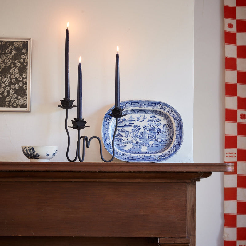 The Floral Society | Dipped Taper Candles, 12 Inches, Saffron