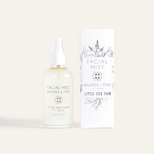 Little Seed Farm | Facial Mist & Toner, a daily pH balancing spray, refines pores with organic aloe and herbal extracts, suitable for all skin types.
