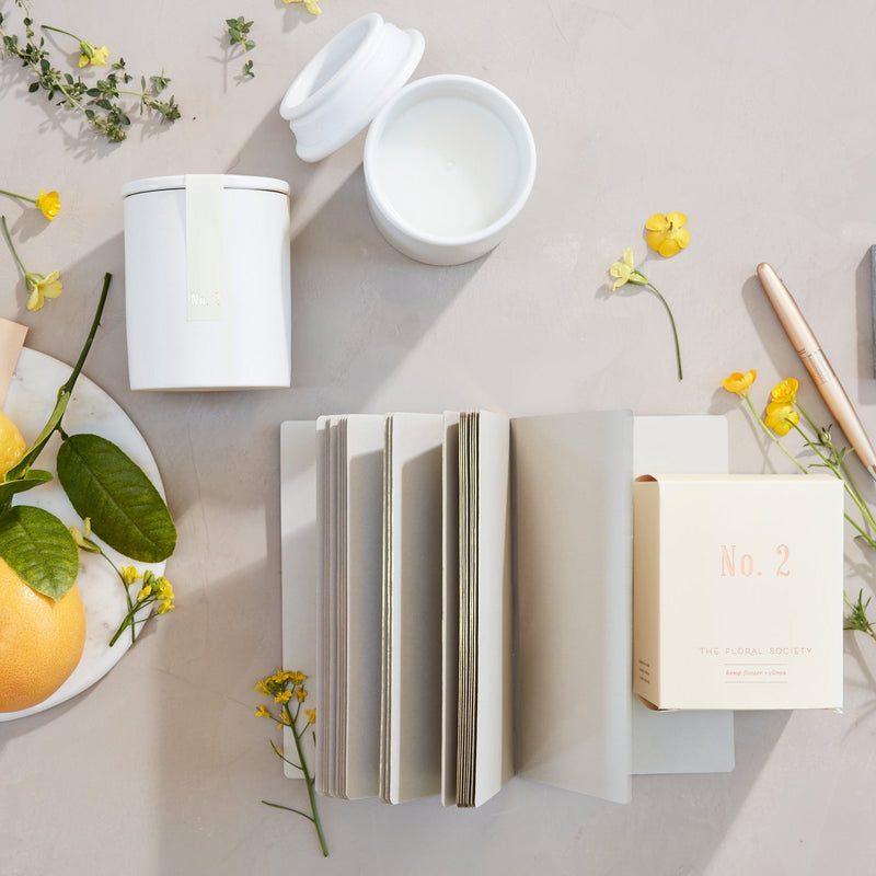 The Floral Society | Soy Wax Candle No. 1, Juniper + Geranium