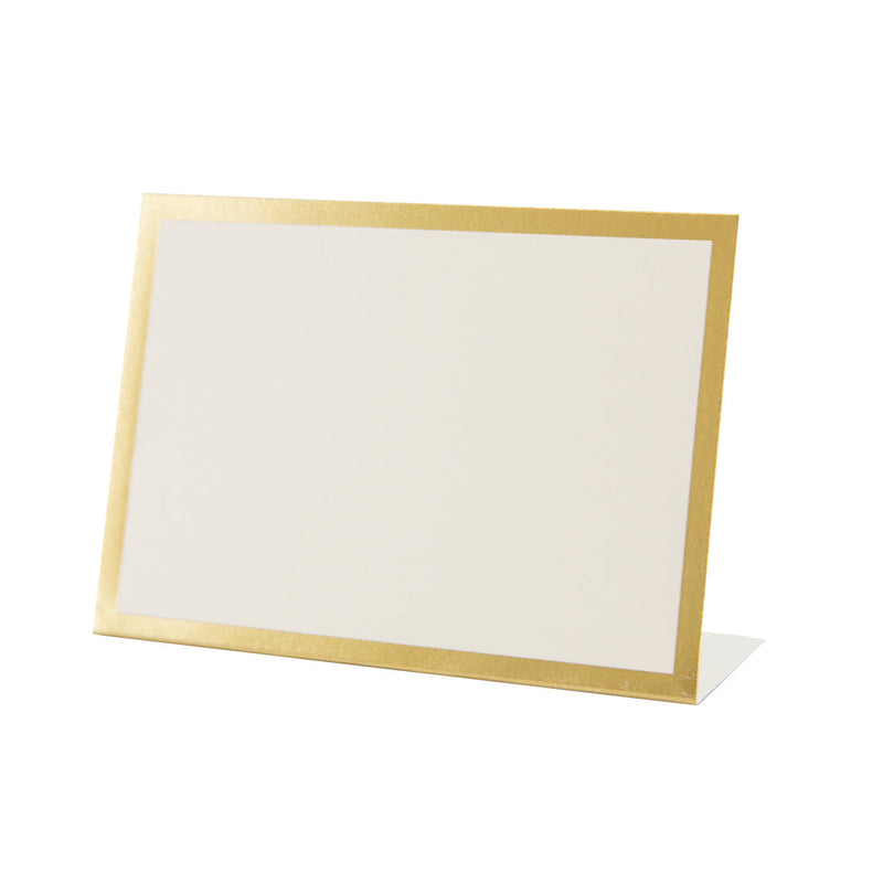 Hester & Cook | Frame Place Card - Gold, ideal for personalizing events and organizing buffets, aligning with Athens Cooks' curated kitchen and dining accessories.