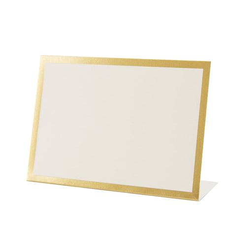 Hester & Cook | Frame Place Card - Gold, ideal for personalizing events and organizing buffets, aligning with Athens Cooks' curated kitchen and dining accessories.
