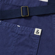 Hedley & Bennett Essential Apron, French Blue — construction detail