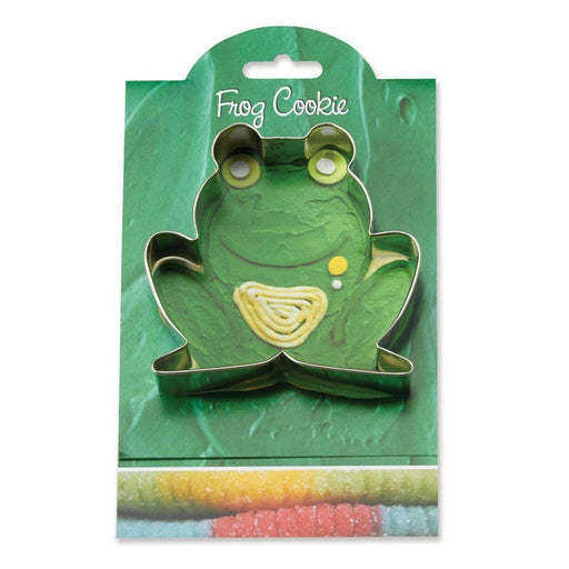 Ann Clark | Gift Collection Cookie Cutters - Owl-4.75, featuring a frog cartoon design with goggles, enhancing cookie and cake baking experiences.
