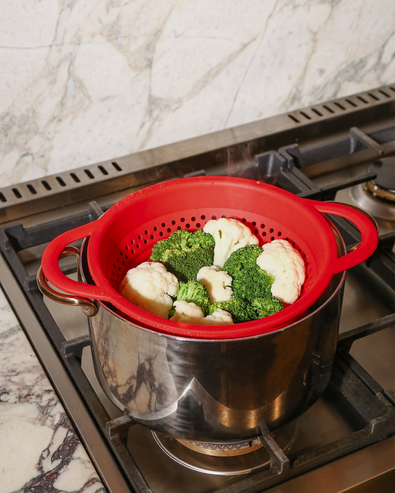 GIR Get It Right | GIR Collapsible Colander & Steamer, Red