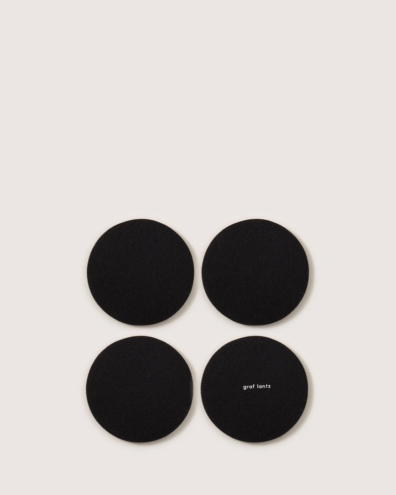 Graf Lantz | Bierfilzl Merino Wool Round Coaster Solid 4 Pack