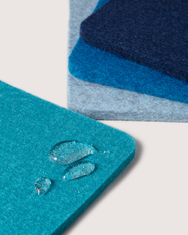 Graf Lantz | Bierfilzl Merino Wool Square Coaster Multi 4 Pack