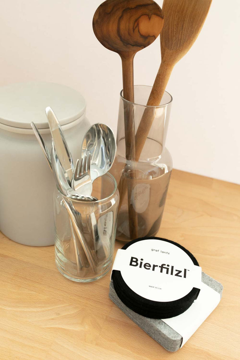 Graf Lantz | Bierfilzl Merino Wool Round Coaster Solid 4 Pack