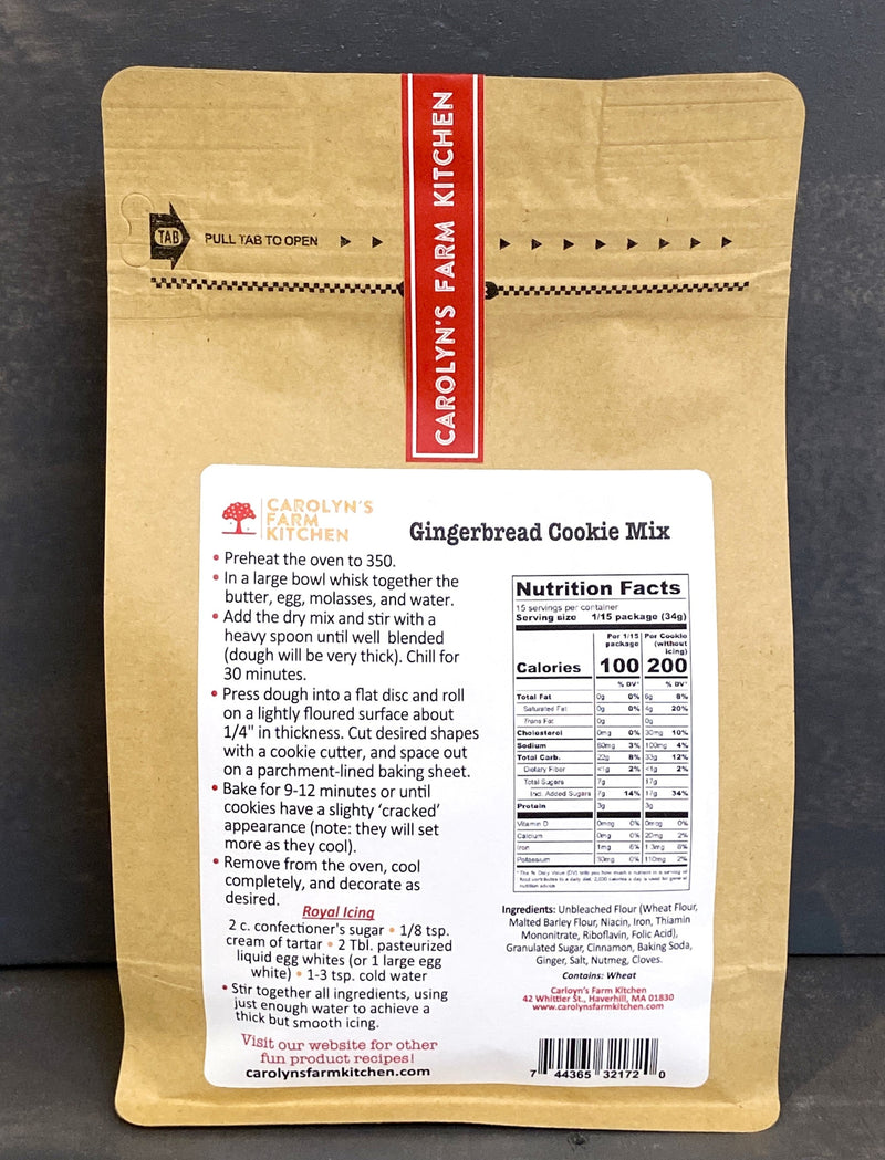 Carolyn's Farm Kitchen | Gingerbread Cookie Mix