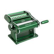 Marcato | Atlas 150 Pasta Maker (Ice) with a handle, known for its manual pasta rolling capability, ideal for making traditional Italian pasta at home.