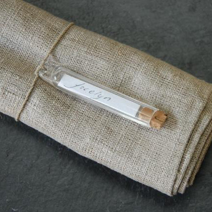 Earth & Nest | Glass Markers for Use Instead of Place Cards