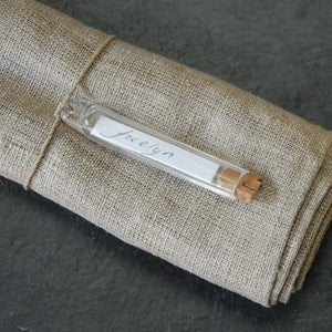 Earth & Nest | Glass Markers for Use Instead of Place Cards