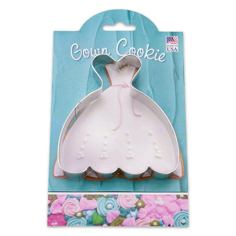 Ann Clark | Gift Collection Cookie Cutters - Owl-4.75: A dress-shaped cookie cutter in packaging, exemplifying quality craftsmanship from America's leading cookie cutter manufacturer.