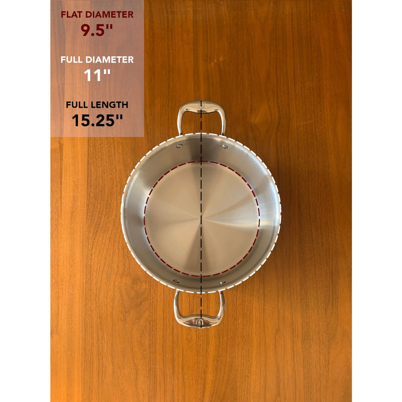 Heritage Steel | Titanium Series 8 Quart Stock Pot with Lid