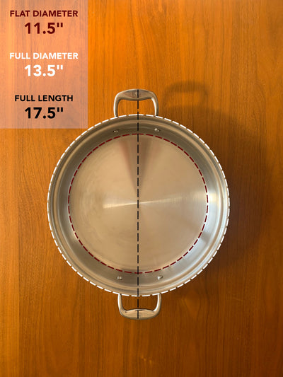 Heritage Steel | Titanium Series 8 Quart Rondeau with Lid