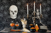 Spiderweb Table Runner from Hester & Cook's Halloween Collection, perfect for adding a spooky touch to your festive table setting.