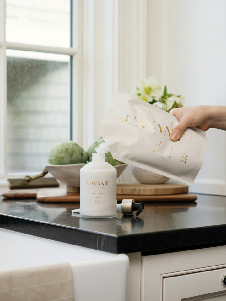 L'AVANT Collective | Hand Lotion Refill Pouch, Fresh Linen
