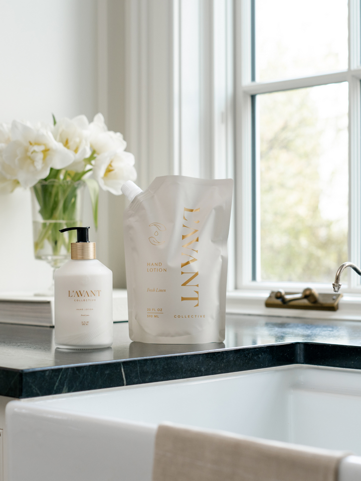 L'AVANT Collective | Hand Lotion Refill Pouch, Fresh Linen