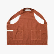 Hedley & Bennett Smock Apron, Harissa Red — front view