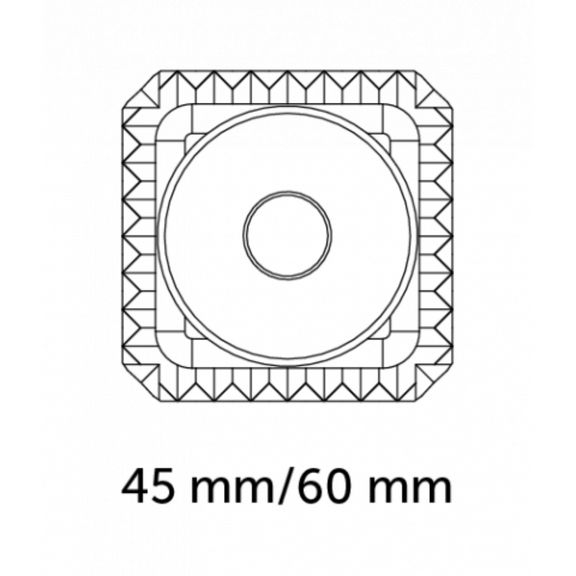 Marcato | Heritage Line Ravioli Stamps - Flower, featuring elegant design with anodized aluminum body and Canaletto Walnut handle, ideal for crafting perfect ravioli.