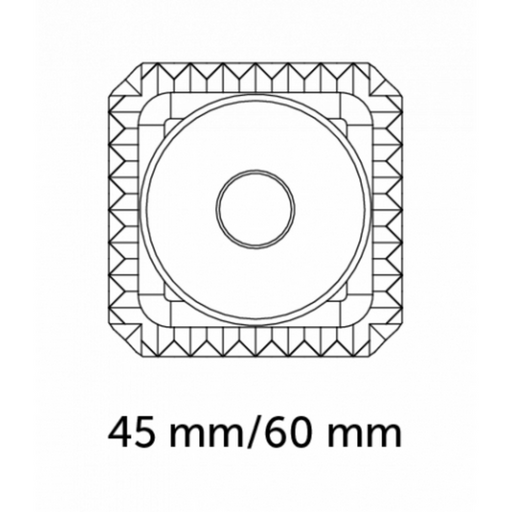 Marcato | Heritage Line Ravioli Stamps - Flower, featuring elegant design with anodized aluminum body and Canaletto Walnut handle, ideal for crafting perfect ravioli.