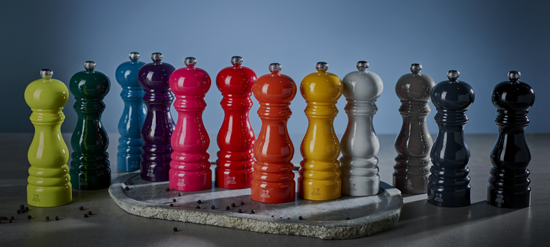 Peugeot | 1874 Manual Wooden Pepper Mill Antique Patina, 4 inches