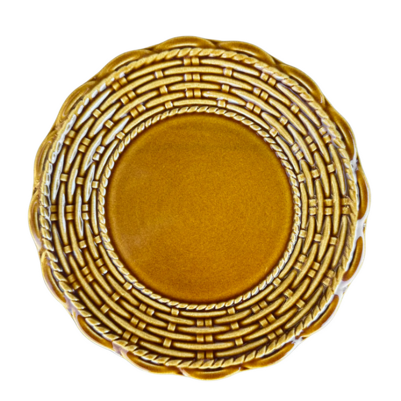 Provvista Designs | Basket Jubilee Salad Plate, Honey