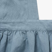 Hedley & Bennett Pinafore Apron, Hudson Blue — apron detail