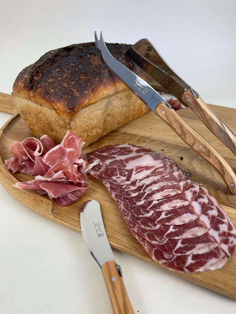 Laguiole | Olivewood Cheese Knife Set.