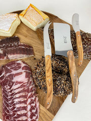Laguiole | Olivewood Cheese Knife Set.