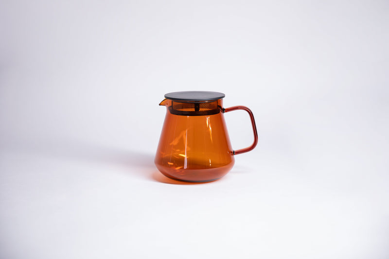 Hario | Glass Coffee and Tea Server 600ml Amber