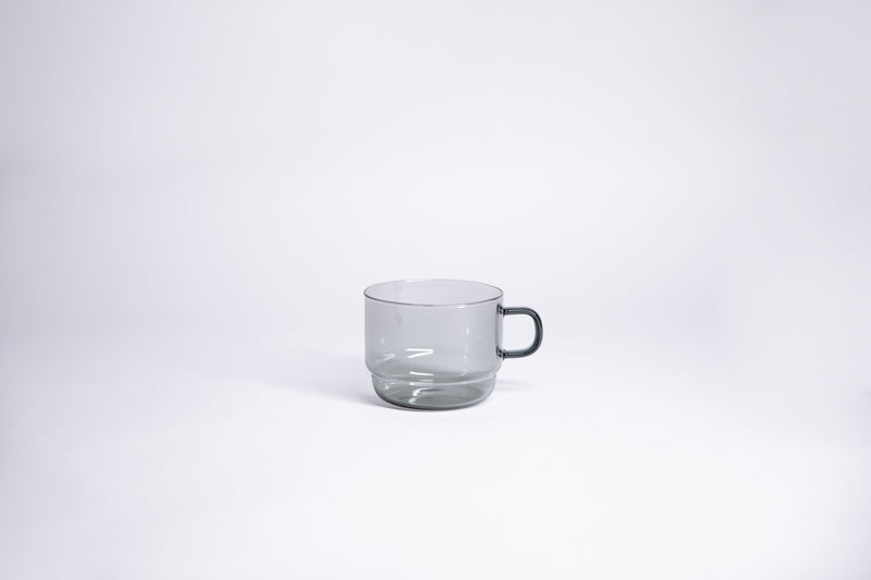 Hario | Glass Stackable Mug 300ml Grey