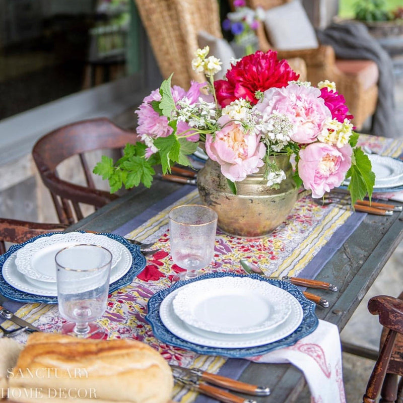Couleur Nature | Jardi Table Runners, Red & Grey