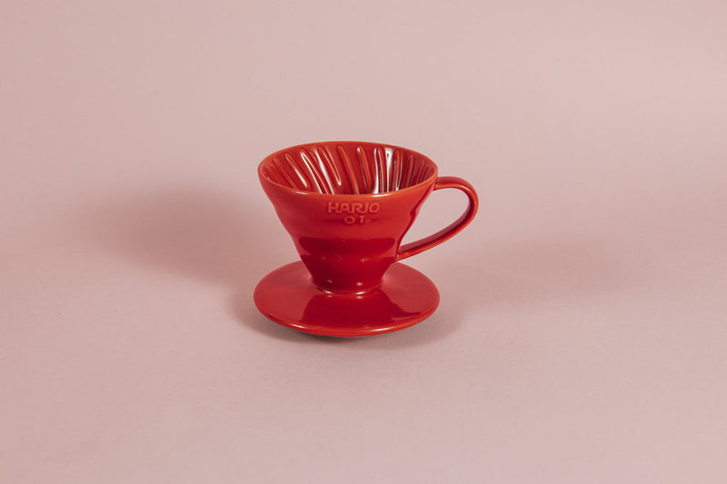 Hario | V60 Ceramic Coffee Dripper, Red