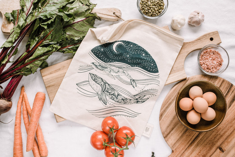 Your Green Kitchen | Folk Bird fabric bowl covers |